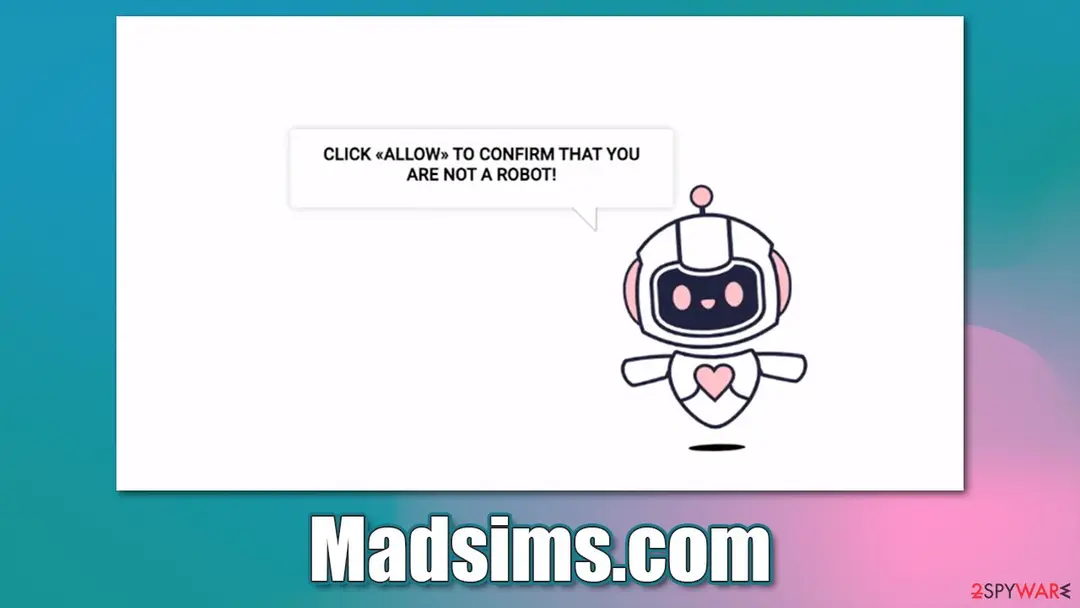 Madsims.com: madsims com push notification virus
