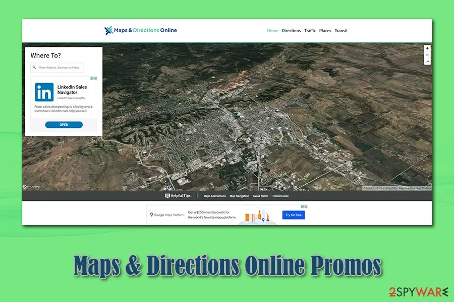 Maps & Directions Online Promos: maps directions online promos adware pup