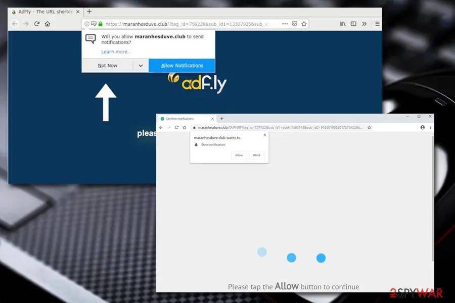 Maranhesduve.club: maranhesduve club notifications mozilla firefox google chrome