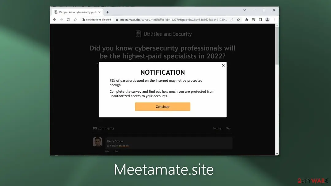 Screenshot of Meetamate.site: meetamate site