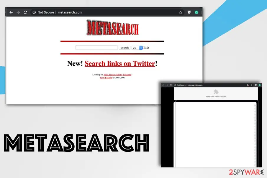 Screenshot of MetaSearch: 1