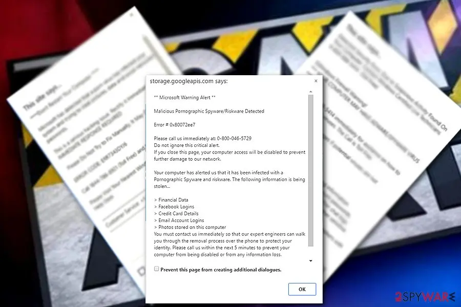 Microsoft Warning Alert" Tech support scam virus: microsoft scam
