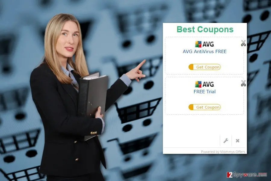 Mommys Offers ads: screenshot