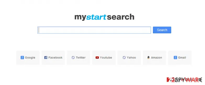 Mystartsearch virus: mystartsearch 1