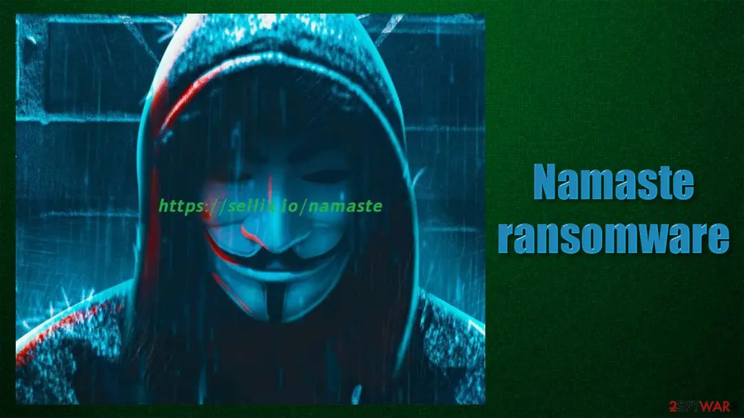 Namaste ransomware: file locking virus