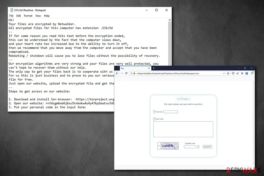 Netwalker ransomware: file locking virus mailto