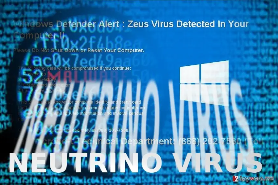 Screenshot of Neutrino virus: neutrino1