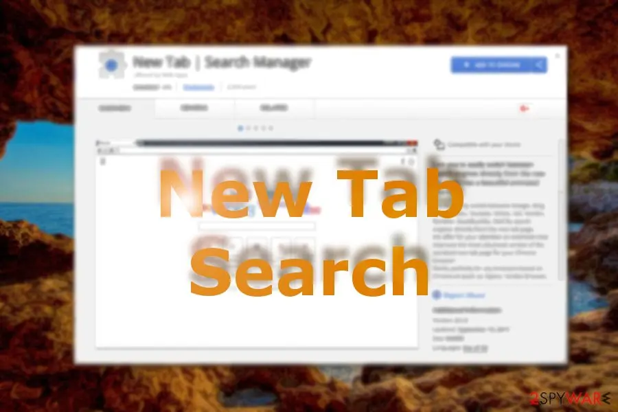 New Tab Search: 1