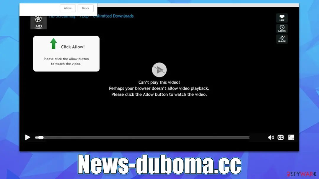 News-duboma.cc: news duboma cc push notification virus