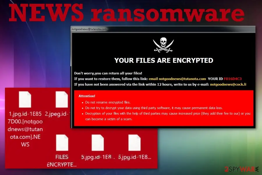 NEWS ransomware: news files virus