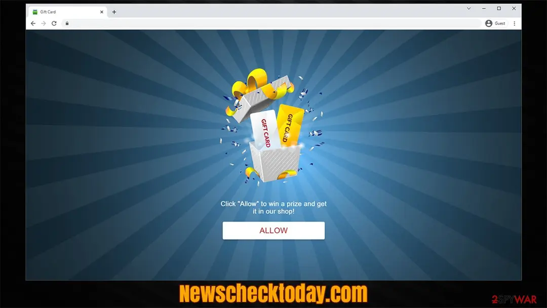 Newschecktoday.com: newschecktoday com push notification virus
