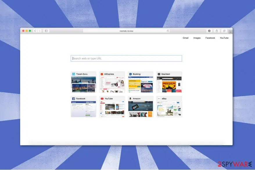 Newtab.review: newtab review browser hijacker