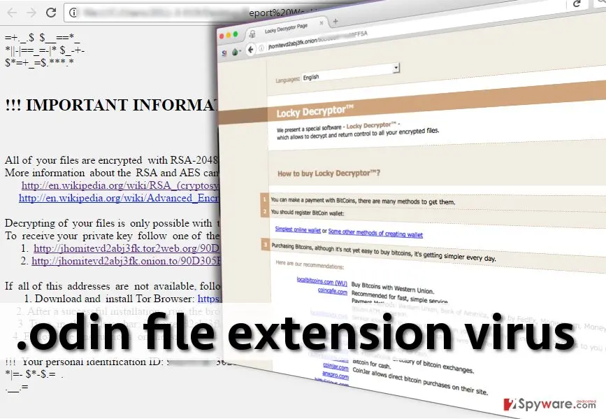 .odin file extension virus: odin file extension virus