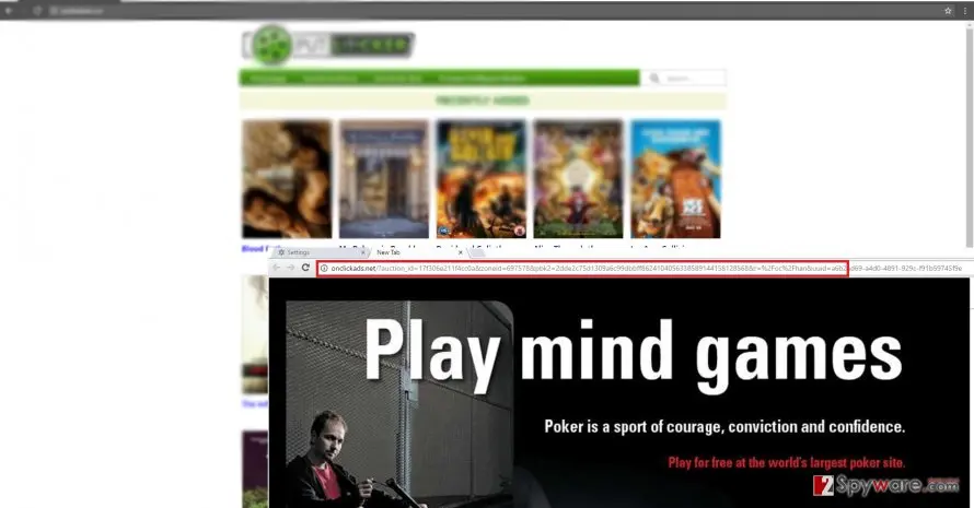 Onclickads.net ads: onlicknet ads
