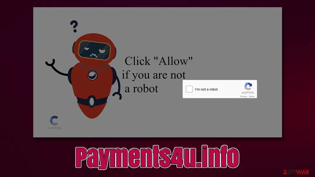 Payments4u.info: payments4u info push notification scam