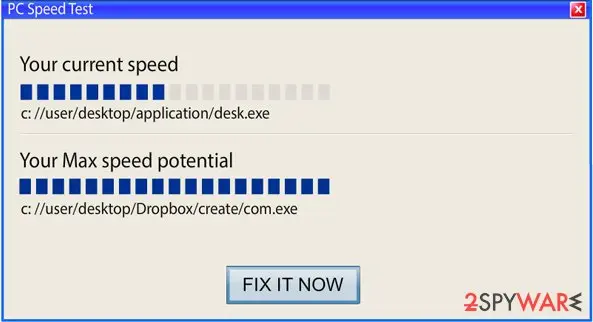 PC Speed Test: screenshot