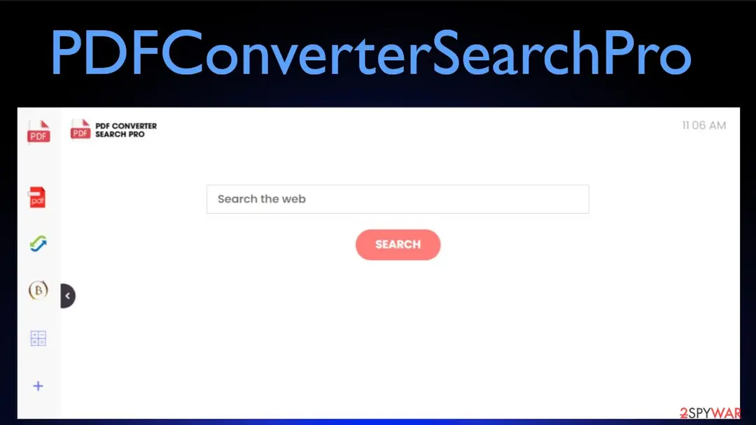 Screenshot of PDFConverterSearchPro: screenshot
