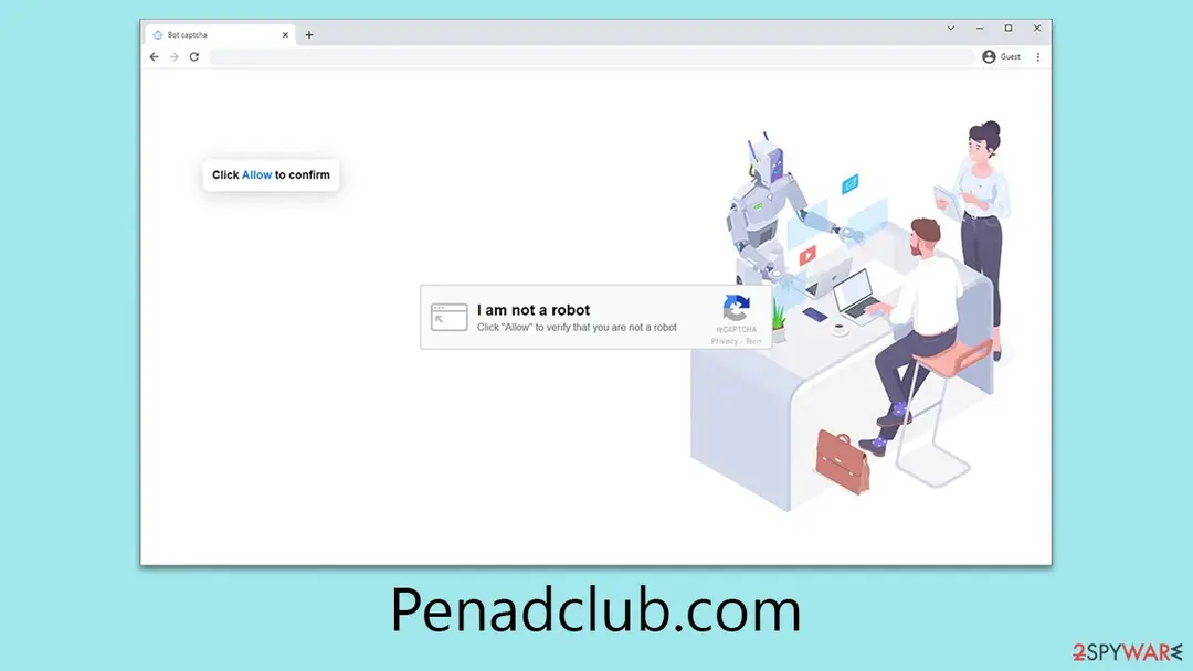 Penadclub.com: penadclub com push notification virus