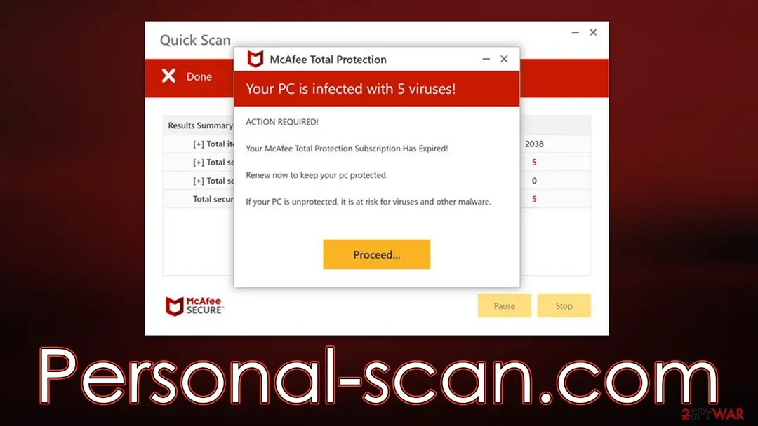Personal-scan.com: personal scan com scam