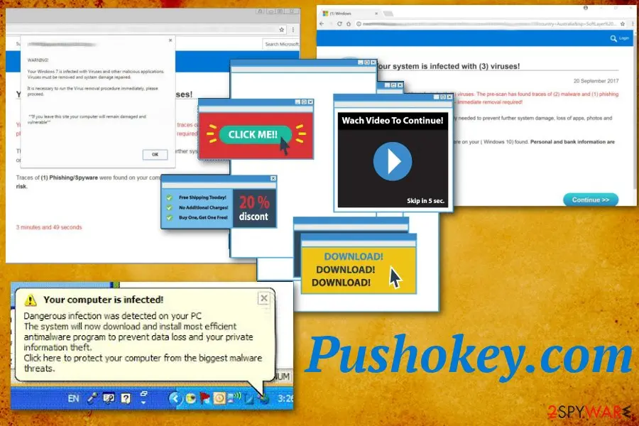 Pushokey.com: pushokey com redirect virus