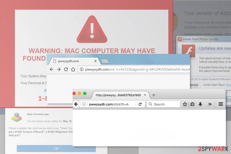 Screenshot of Pwwysydh: virus