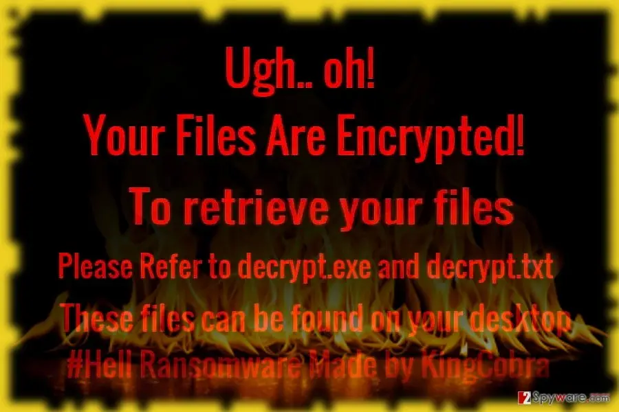 Radiation ransomware virus: radiation2