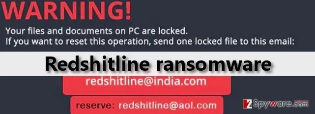 Screenshot of Redshitline virus: screenshot