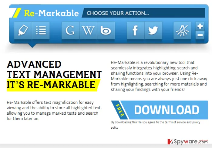 Ads by ReMarkable' virus: remarkable virus