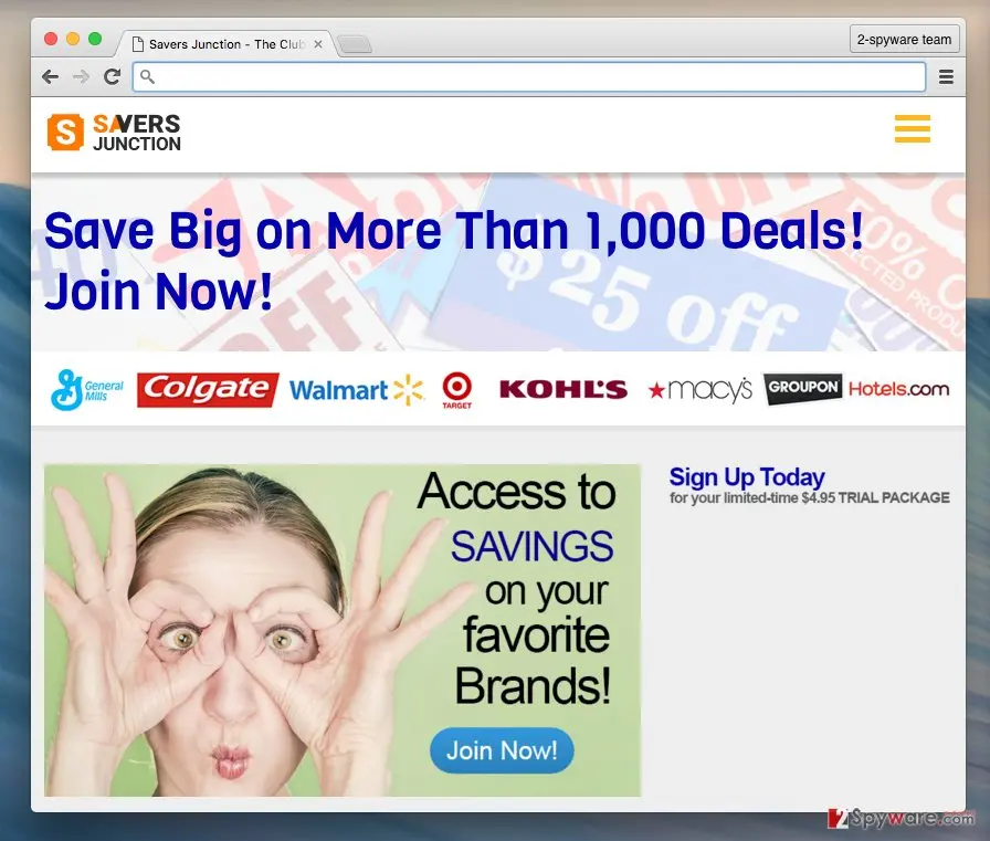 Savers Junction ads: savers junction virus