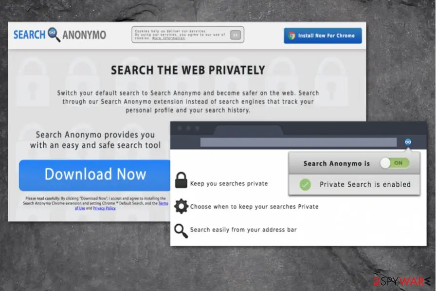 Search Anonymo virus: 1