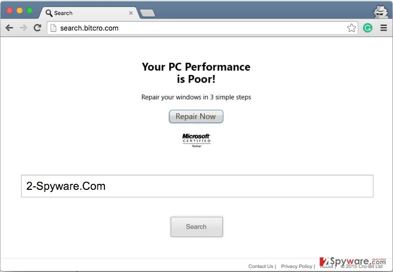 Search.bitcro.com redirect: search bitcro com