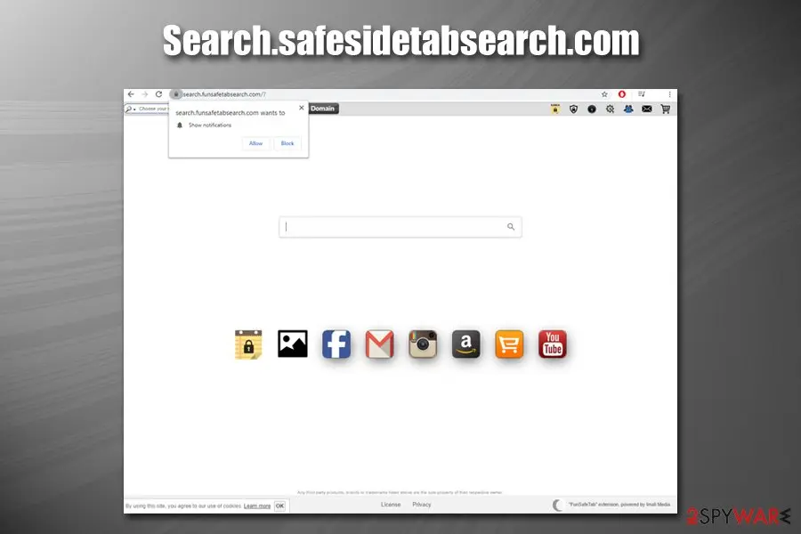 Search.safesidetabsearch.com: search safesidetabsearch com browser hijacker pup