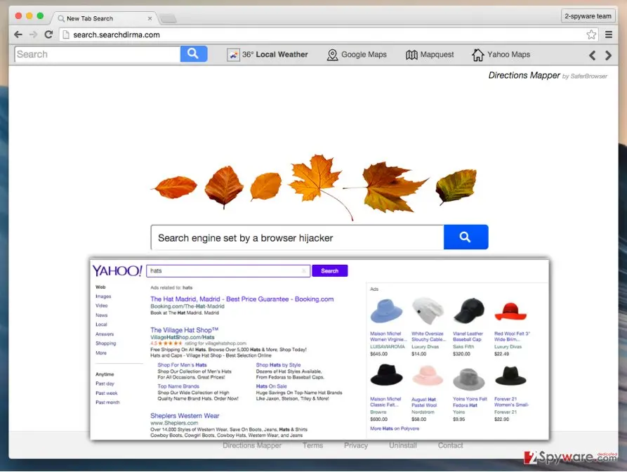 Search.searchdirma.com: search searchdirma com redirect virus