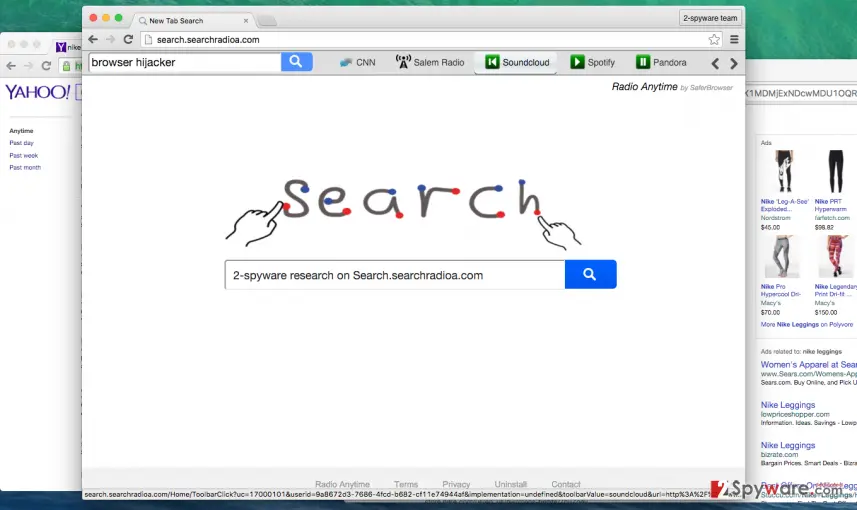 Search.searchradioa.com virus: search searchradioa com redirect virus