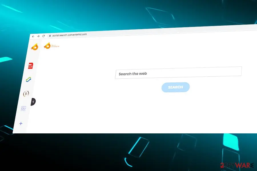 Screenshot of SearchConverterHD: search