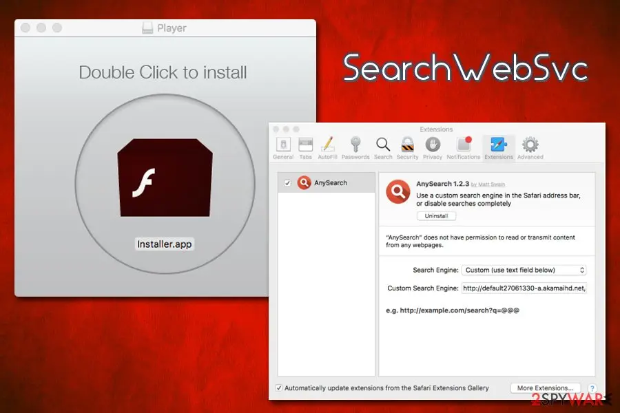 SearchWebSvc: adware mac virus malware