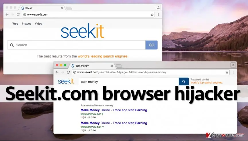 Seekit.com virus: seekit com hijack