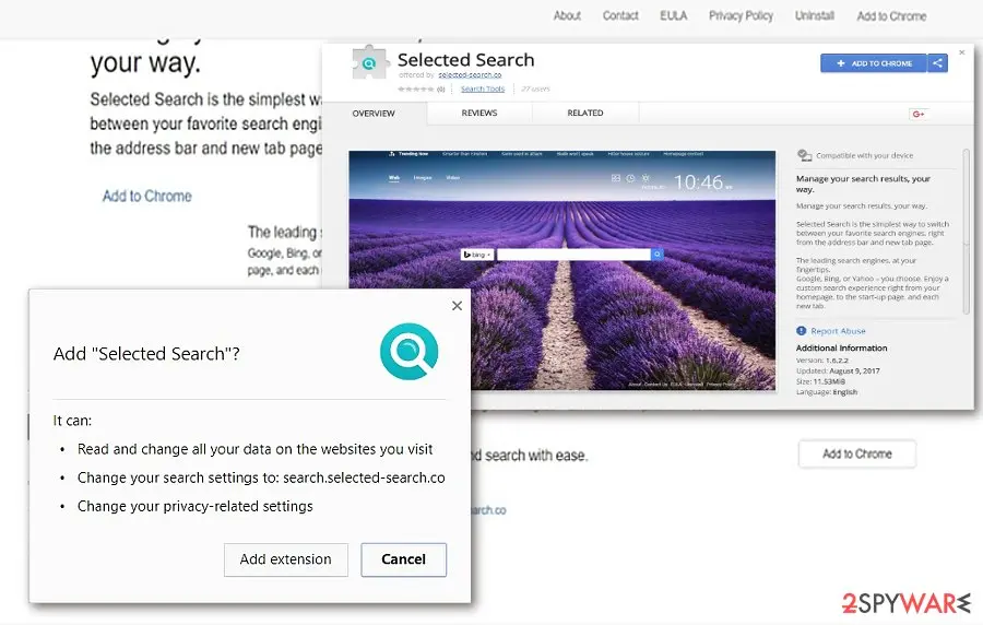 Screenshot of Search.selected: selected search3
