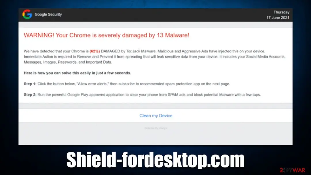 Shield-fordesktop.com: shield fordesktop com scam