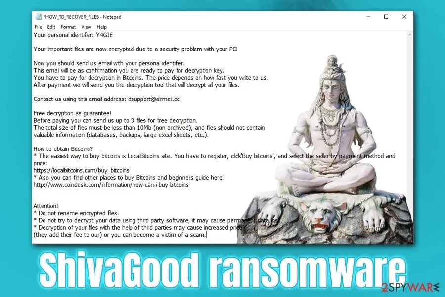 ShivaGood: ransomware mimicry ransomware file locking virus