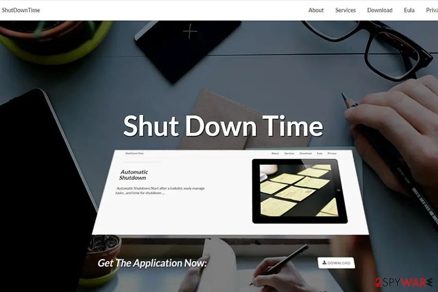 ShutDownTime virus: shur down time1