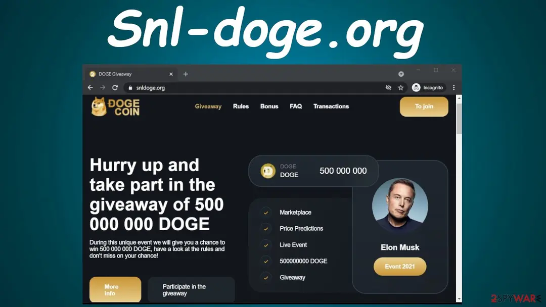 Snl-doge.org: snl doge org scam