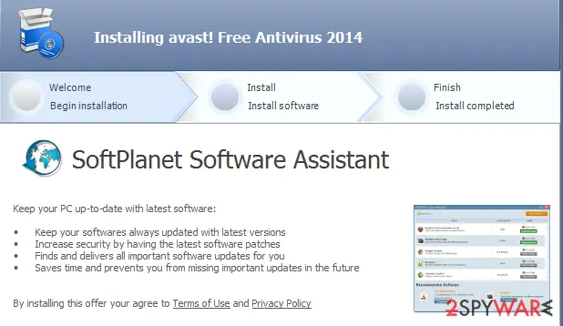 SoftPlanet Software Assistant: screenshot