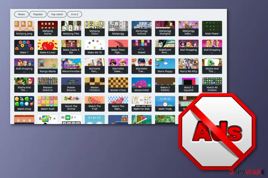 Somefungames: adware type app