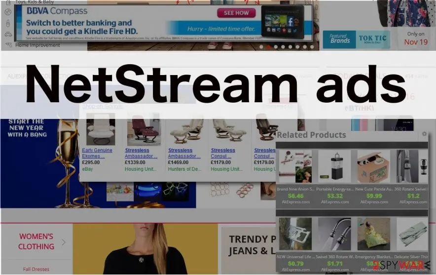 NetStream ads: sponsored ads by netstream adware