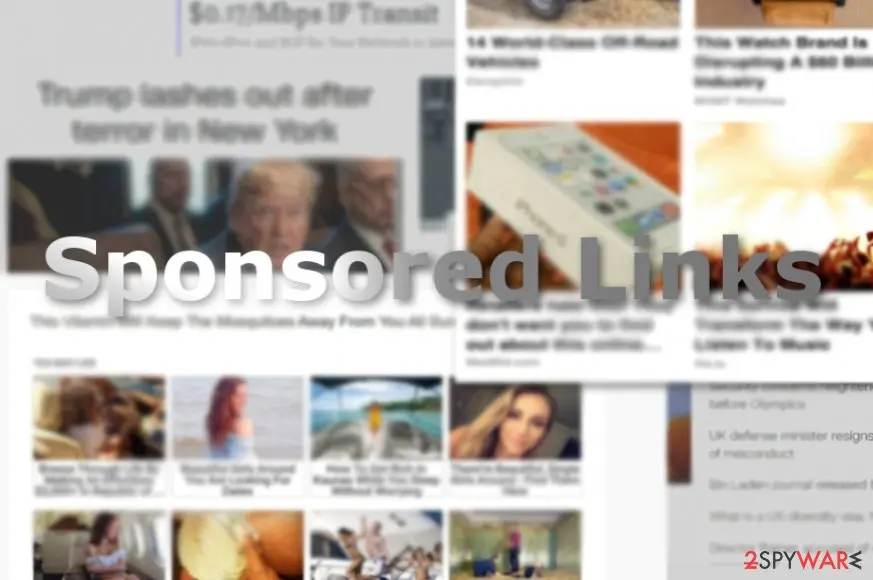 Sponsored Links virus: sponsored links