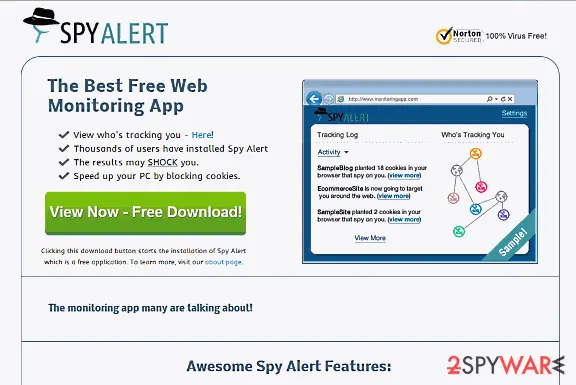 Screenshot of Spy Alert: screenshot