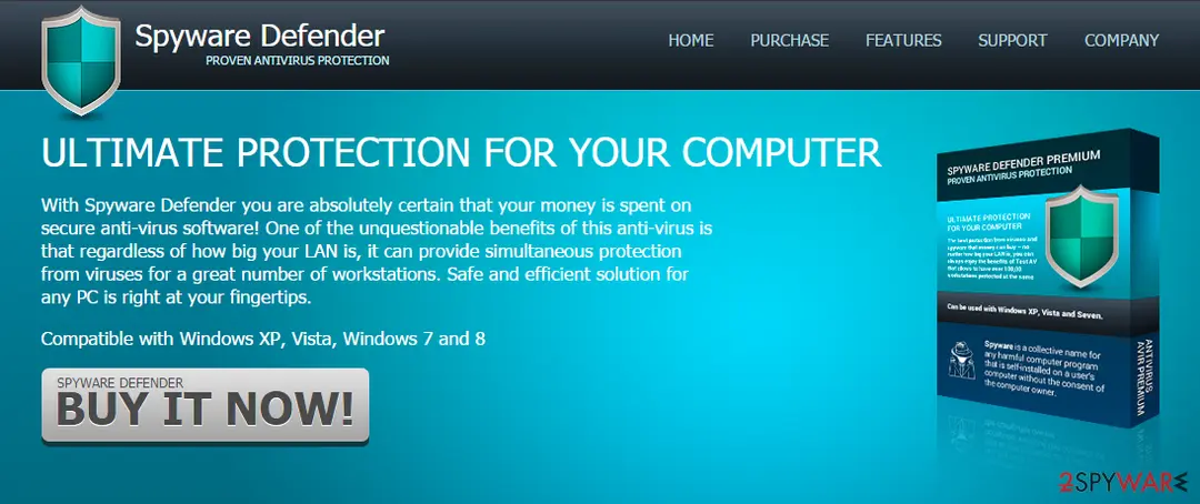 Spyware Defender: official page