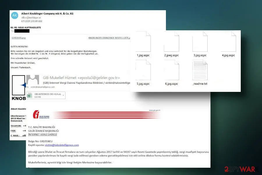 Sqpc ransomware: sqpc ransomwre spam
