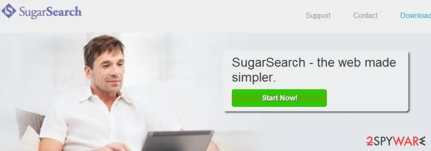 Screenshot of SugarSearch: screenshot